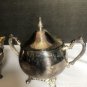 Vintage Oneida USA OL Silver plated Creamer & Sugar Bowl Set