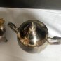 Vintage Oneida USA OL Silver plated Creamer & Sugar Bowl Set
