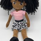 Girl Scouts African American Brown Plush Taylor Soft Doll 14.5" 2015 Toy