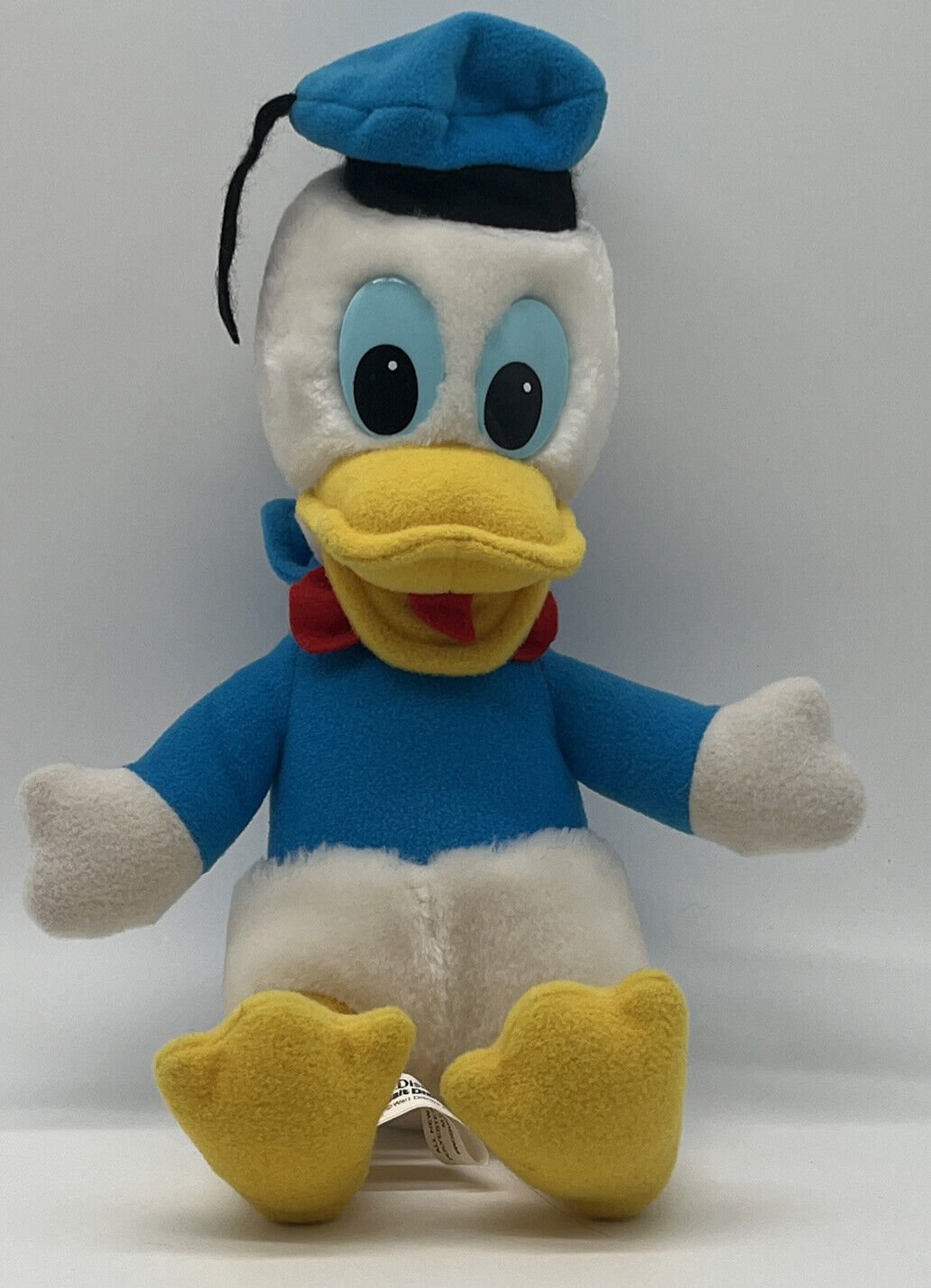 Vintage Donald Duck Walt Disney Disneyland Plush Stuffed Animal 10” CLEAN