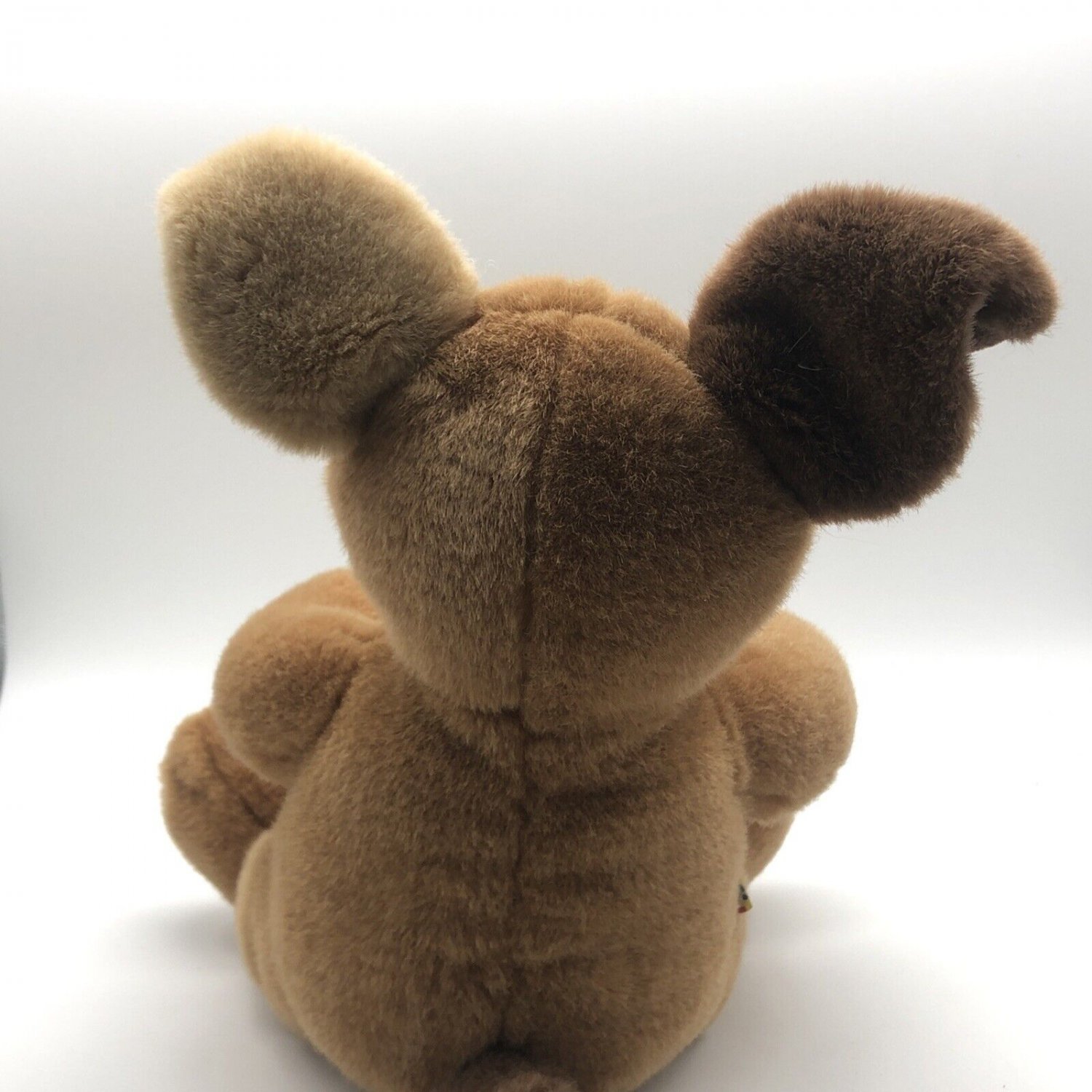 Vintage Build A Bear Brown Sugar Tan Puppy Dog Plush Brown Ear CLEAN