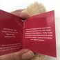 NEW Brown Teddy Bear Plush Stuffed Animal Edi Bear with Red Bow Tie