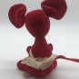 Vintage Sawdust Stuffed Red Mouse Jerry Elsner Made in Japan 1960s 5&acirc;��