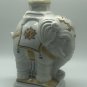 Vintage Hand Painted Elephant Ceramic Sculpture Statue 13&acirc;��Made In Italy