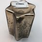 Zodax Mercury Glass Star Dark Gold 4â Candle Holder Pillar or Taper