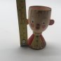 Vintage Wooden SEVI Egg Cup Italy Boy Cape 3D Nose And Ears 3&acirc;��
