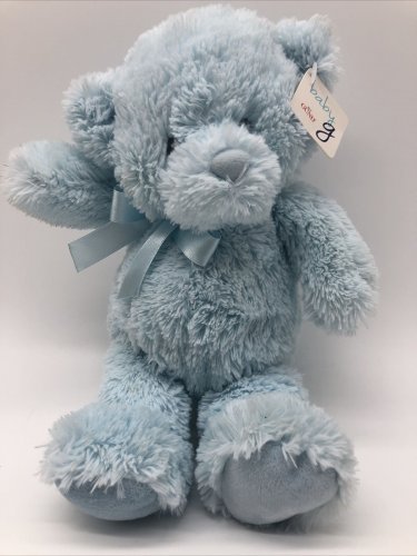 NEW Baby GUND My First Teddy Bear Blue 10" Inch Plush Stuffed Animal