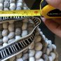 Handmade Womens Multicolor Inner Pockets Abstract Hand Woven Crossbody Bag Sz S