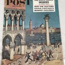 1961 Saturday Evening POST June 10 Tourist Cover Art Inside White House VTG Ads