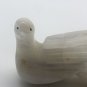 Carved White Onyx Marble Stone Dove Sculpture Paperweight 4&acirc;�� x 3&acirc;��