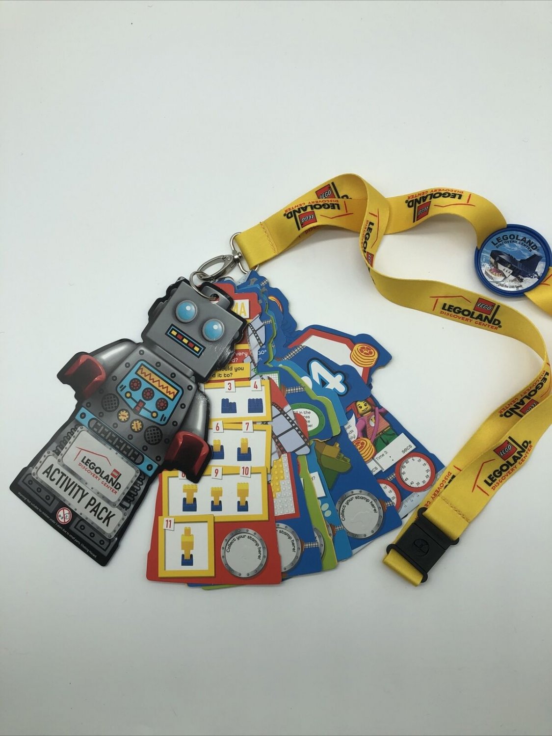 LEGO Legoland Activity Pack Discovery Center Lanyard Brand New