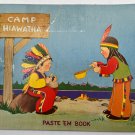 Vintage Winifred Pleninger “Camp Hiawatha”Paste 'em Book"  1942 Gabriel New York