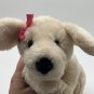 Victoria's Secret Limited Edition Lily Plush Puppy Dog 2002 Toy Pink Bow CLEAN