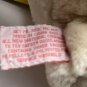 Victoria's Secret Limited Edition Lily Plush Puppy Dog 2002 Toy Pink Bow CLEAN