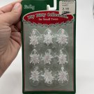 Sterling Itty Bitty Collection For Small Trees Star Snowflakes Ornaments NEW