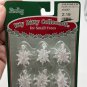 Sterling Itty Bitty Collection For Small Trees Star Snowflakes Ornaments NEW