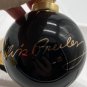 Elvis Presley Gold Porcelain Ornaments Bradford Exchange Song Theme Set Of 2 VTG