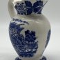 VINTAGE TILSO JAPAN CHINA BLUE AND WHITE BLUE WILLOW PITCHER 5&acirc;��
