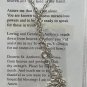 St.  Anthony Patron Saint Heart Shaped Pendant Necklace Franciscan