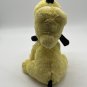 Disney Tote A Tail Yellow Soft Plush Stuffed Animal Pluto 7" x 8" CLEAN