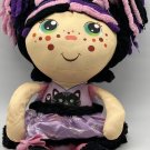 Flip Zee Girls Zuri Plush Doll Baby to Big Girl Black Kitty Bonnet 2 in 1 Plush
