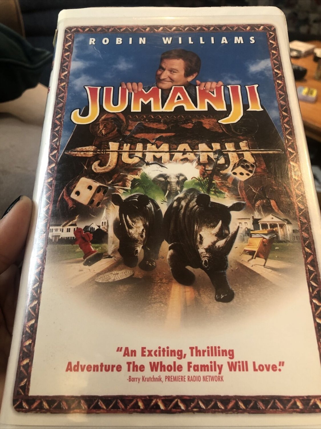 jumanji-video-vhs-clamshell-movie-robin-williams-1995-film
