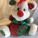 Vintage DAN DEE Collection Christmas Mouse Holiday Stuffed Plush Toy
