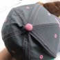 SeaWorld Embroidered Baseball Cap  Gray Grey Pink Adult Adjustable Hat CLEAN