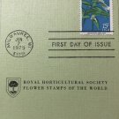 Vintage Royal Horticultural Society Flower Stamp First Day 1979 United States