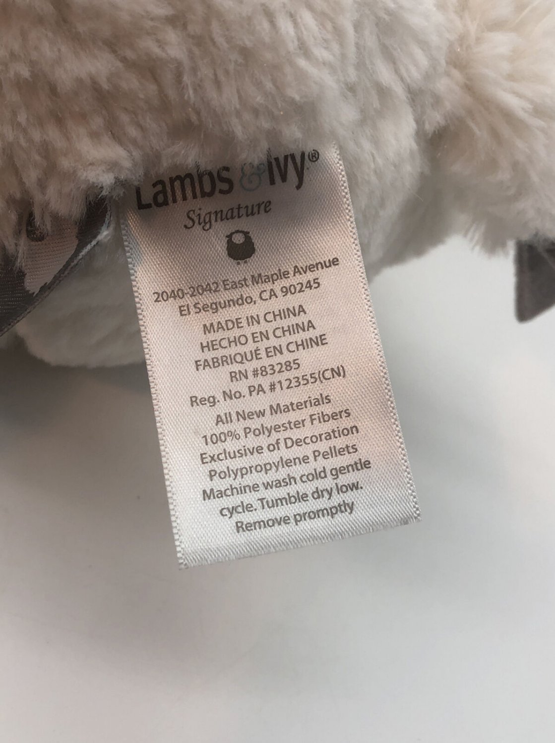 Lambs & Ivy Signature Plush Goodnight Giraffe Moonbeams Stuffed Animal 12" CLEAN