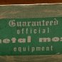 Vintage Metal Moss MFG Co. Table Tennis Set Chicago four player RL400 Ping Pong