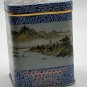 Vintage Tin CHINA GREEN TIN GRAPHICS Box 3 3/4 X 2 3/4 X "