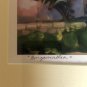 Bougainvillea By Logan Handmade Matted Print Watercolor Painting