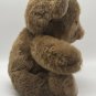Vintage Kamar Brown Sitting Teddy Bear Plush Korea Orange Eyes CLEAN