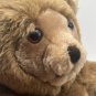 Vintage Kamar Brown Sitting Teddy Bear Plush Korea Orange Eyes CLEAN