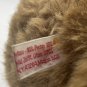 Vintage Kamar Brown Sitting Teddy Bear Plush Korea Orange Eyes CLEAN