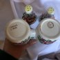 VTG Italian Salt & Pepper Shakers  Sale Pepe Shakers/Caddy Holder Made In Italy