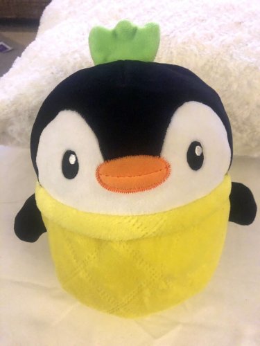 Plush Penguin Pineapple 9" Pillow Kawaii Cute & Cuddly Squishy Soft Toy Fruit