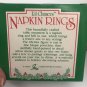 Lil Chimers Santa,Drummer, Angel, Shepherd Porcelain Napkin Rings Bells Set of 4