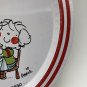 Dear God Thank You for Our Daily Bread Vintage 1985 Round Metal Plate Tray Annie