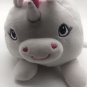 Animal Adventure White Unicorn 2020 Squishy Plush Pegasus silver & pink CLEAN 9&acirc;��