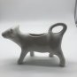 Vintage White Porcelain / Ceramic Cow Creamer, 7&acirc;�� Long