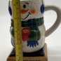 Bay Island S'mores Snowman Mug Lets Hit The Ice Tall Blue Chocolate