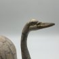 Brown Resin Abstract Matte Decorative Free Standing Swan Figurine 8.5"