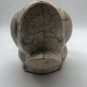Brown Resin Abstract Matte Decorative Free Standing Swan Figurine 8.5"
