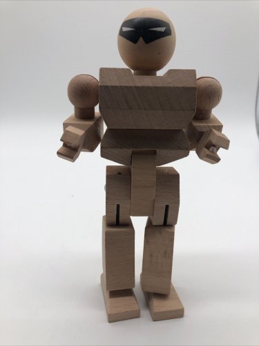 Once Kids - Play Hard Wooden Heroes Action Figure - Hero Factory 7&acirc;��