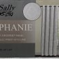 Sally Textiles &acirc;��Stephanie&acirc;�� White Silver Moroccan Print 58&acirc;��x 84&acirc;�� Grommet Panels