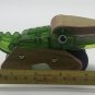 Fisher Price Wooden Rolling Chomping Gator Toddler Toy 5&acirc;�� Length