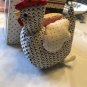 Vintage Avon Pink Polyester Barnyard Fresh Fragrance Fabric Pomander Hen