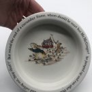 Wedgwood Bowl Peter Rabbit Beatrix Potter Mr. McGregor Porridge England Ceramic